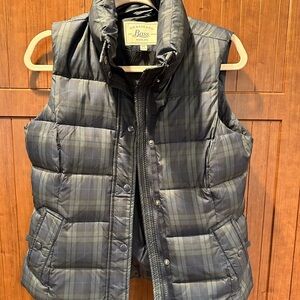 Plaid Puffer Vest